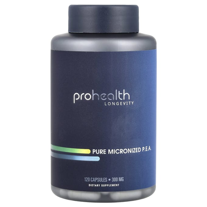 ProHealth Longevity, PEA Micronisé Pur, 300 mg, 120 Capsules