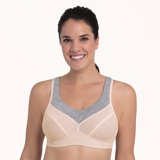 Anita - Active PanAlp Wool sport bh - smart rose/melange - 80D