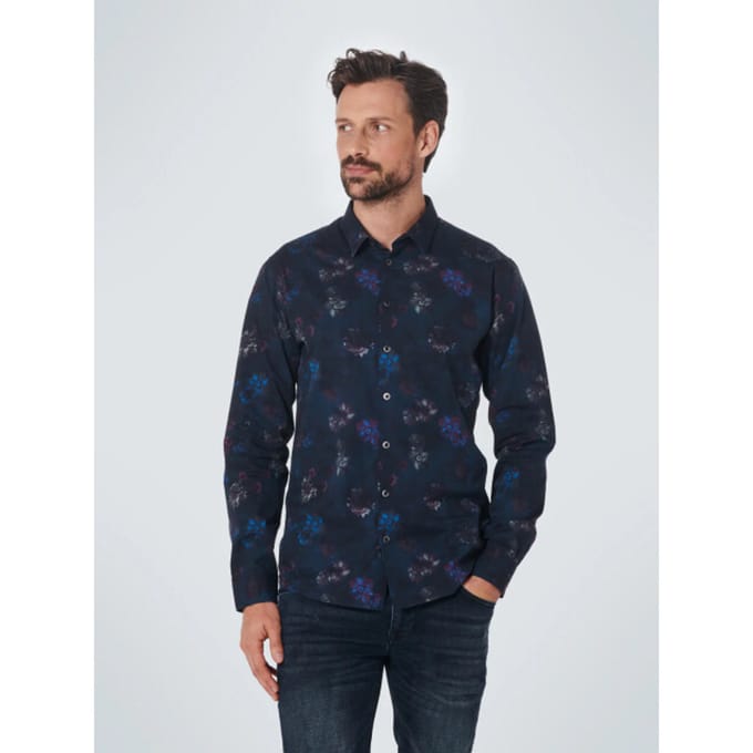 No Excess - Heren Overhemd - 18431133 - 179 Carbon Blue