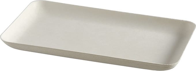 Bagastro bord rechthoekig 200x120x15mm - 40 stuks