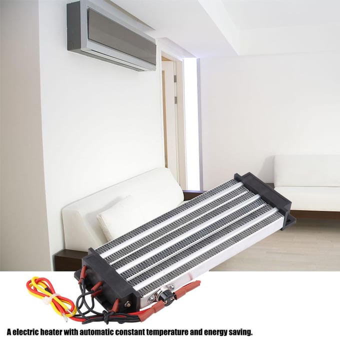 220V 1500W Conductie Type PTC Keramische Luchtverwarmer PTC Verwarmingselement Lang gray