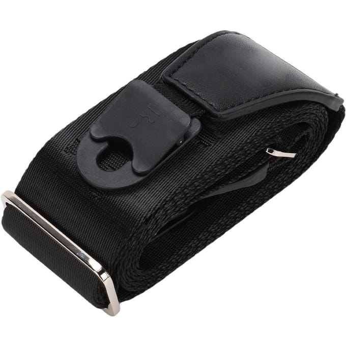 Gitaarband 50 mm Breed Nylon Snelontgrendelingsband Metalen Gespen Past op Akoestische Elektrische Bas Heavy Duty Ondersteuning 50 kg Belasting zwart