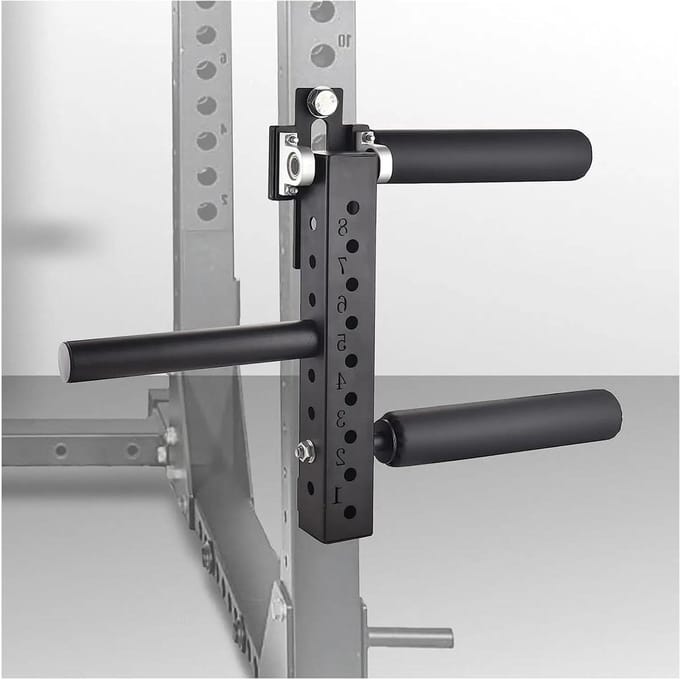 Leg Extension Attachment - Beenmachine Curl - Kracht Training - 8 Verstelbare Posities - 26mm - Zwart