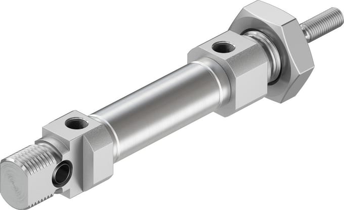 Festo Cilinder 10mm Boring 10mm Slag ISO 6432 Dubbelwerkend - 19183 - P2CRU