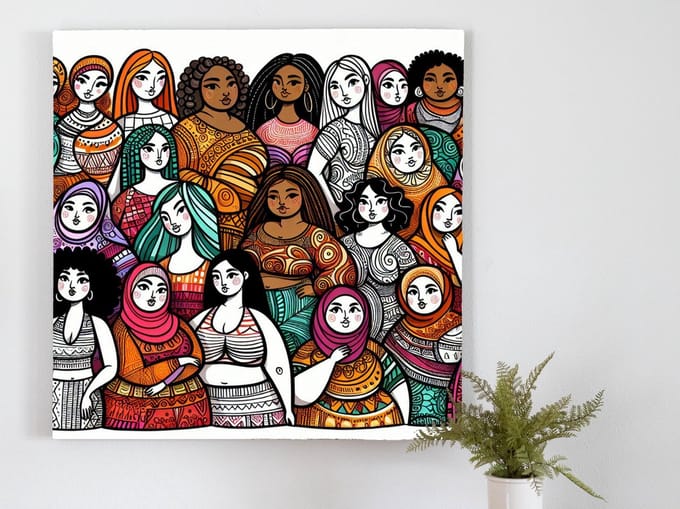 Kunstprint | Wanddecoratie | Forex | 80 × 80 cm