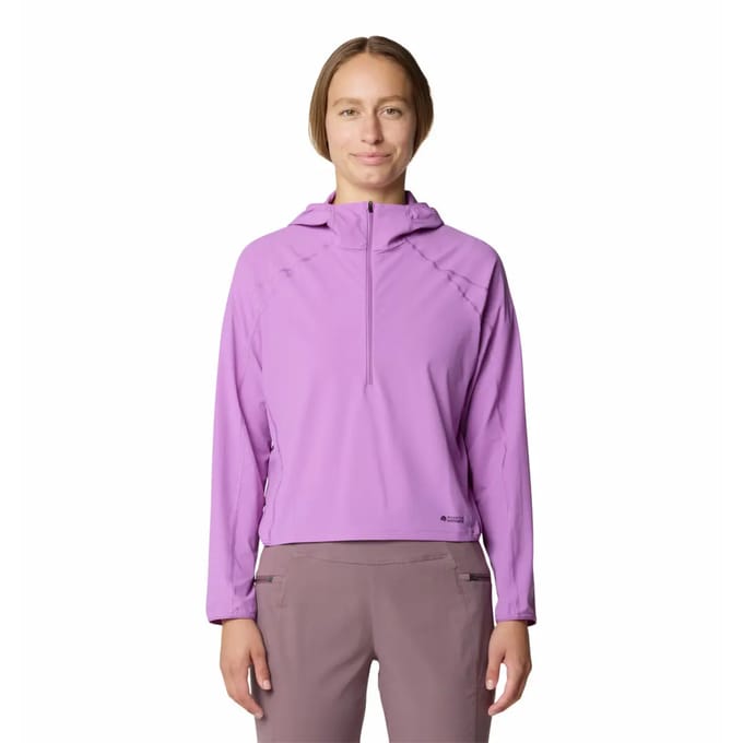 Mountain Hardwear Sunshield™ Fleece Met Kap Paars XS Vrouw