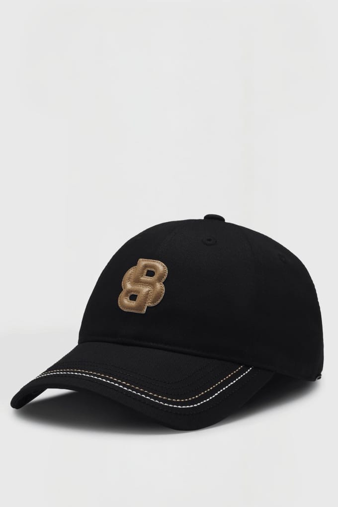 Boss Equestrian Cap Leather BB 57/59 Zwart