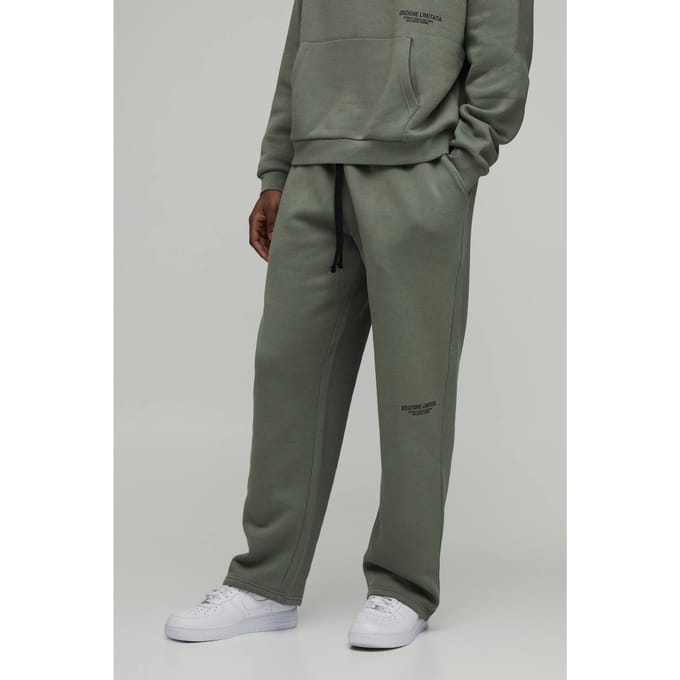 Straight Fit Printed Jogger | Vintage Khaki | Size Medium