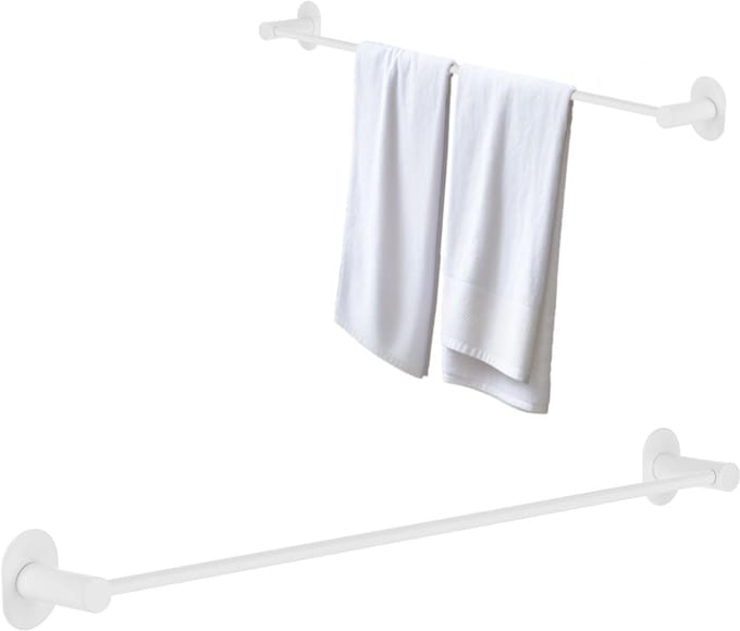 Laveo Miri - Handdoekhouder - 61cm - Bouwen & Plakken - Wit
