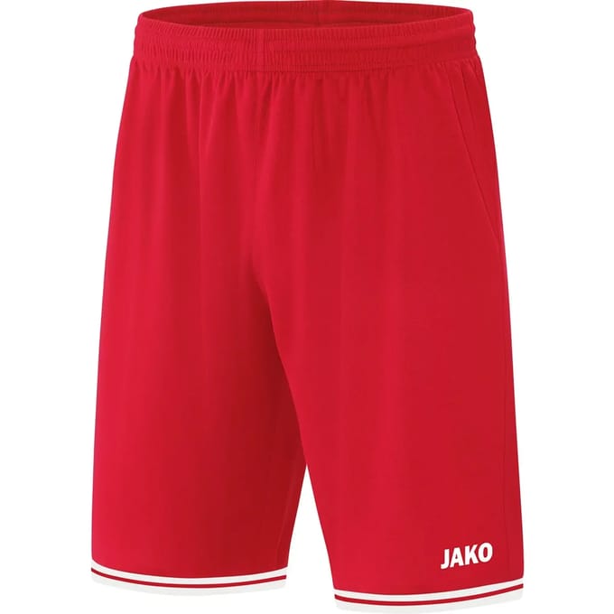Jako Center 2.0 Basketbalshort Heren - Wit / Rood | Maat: M