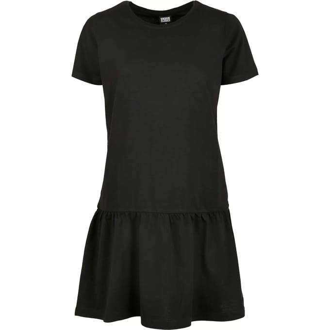 Urban Classics Valence Tee Dames Mini-jurk - zwart - S