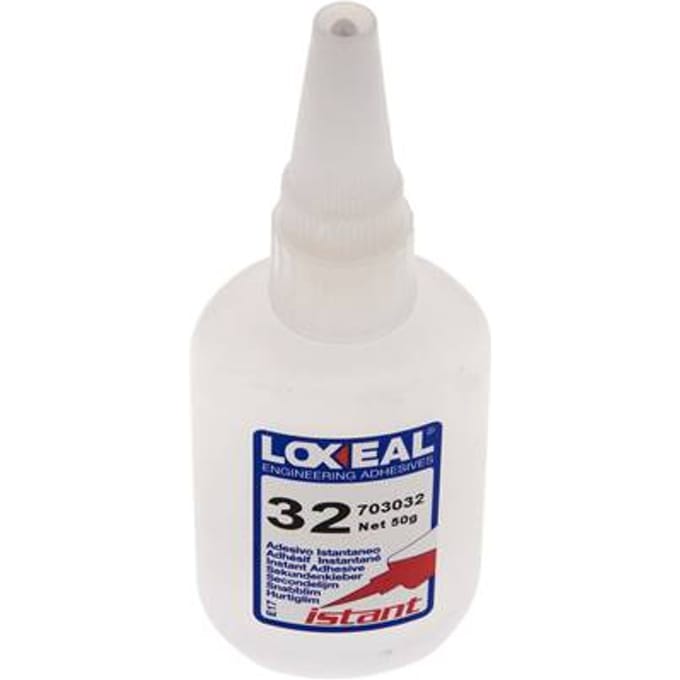 Loxeal Secondelijm 50ml Transparent 2-5s Uithardingstijd Metaal, Plastic, Neopreen/NBR, Epdm En Rubber Oppervlakten
