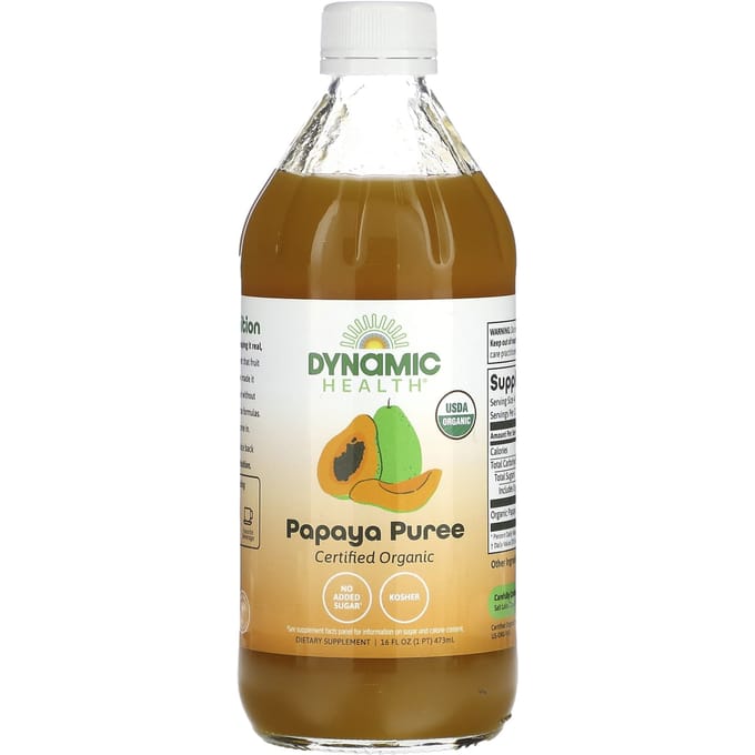 Dynamic Health, purée de papaye, 16 fl oz (473ml)