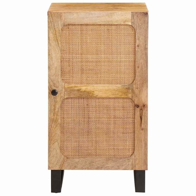vidaXL - Dressoir - Bruin - 40 - x - 33 - x - 75 - cm - Massief - Mango - Hout