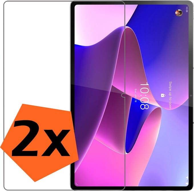 Screenprotector - 2 Stuks - Geschikt voor Lenovo Tab P12 Pro - Extra Sterk - Gehard Glas - Beschermglas - Tempered Glass - Screen Protector