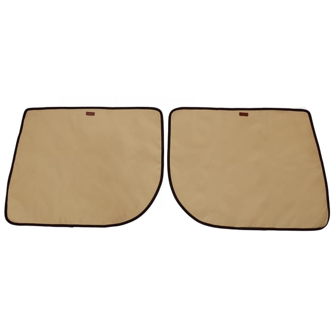 2-pack hondenautodeurbeschermer, waterdichte huisdierautodeurbeschermer, antikras, voertuigdeurbeschermer beige