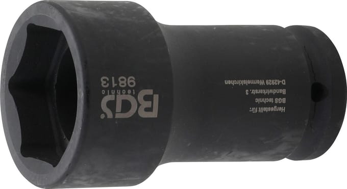 BGS Kracht dopsleuteldop zeskant, diep 3/4 41 mm