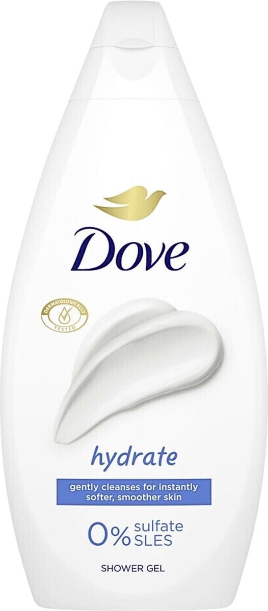 Dove Hydrate - Douchegel - Sulfaatvrij - 250 ml - 1 stuk