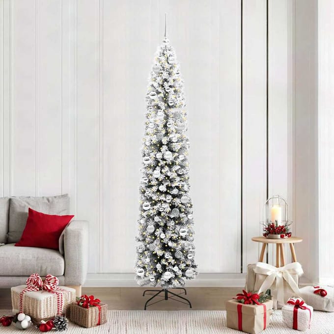vidaXL - Kunstkerstboom - Groen - 210 - cm - PVC - en - Staal - en - Kunststof