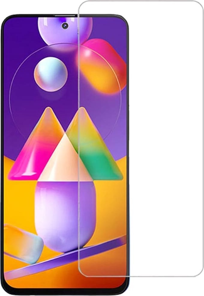 LuxeBass Screenprotector geschikt voor Samsung Galaxy M31s - glas scherm - bescherming