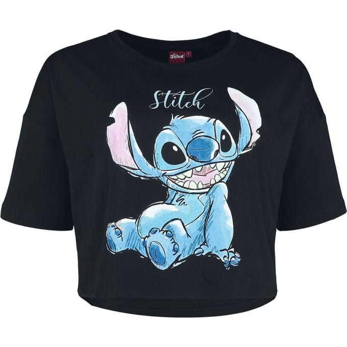 Lilo & Stitch - Disney T-shirt - Stitch - S tot 3XL - voor Vrouwen - zwart