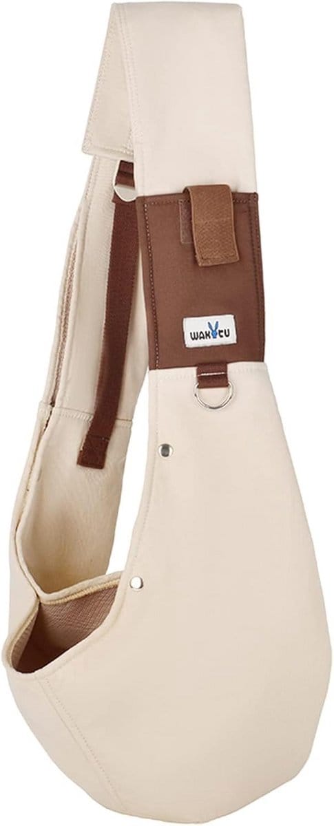 wakytu Dog Carrier Cat Carrier Suitable for Puppy (M, Beige)