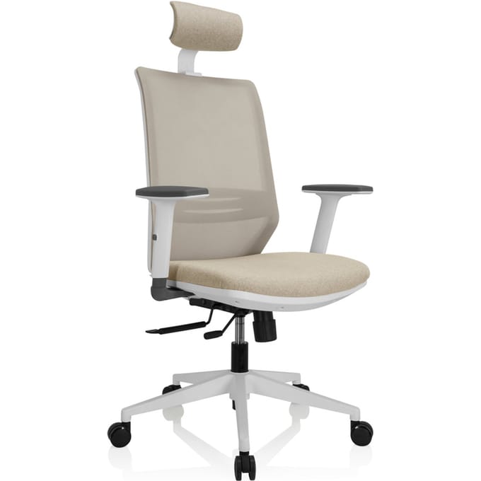 Bureaustoel PROFONDO PRO W Netstof / Stof beige hjh OFFICE