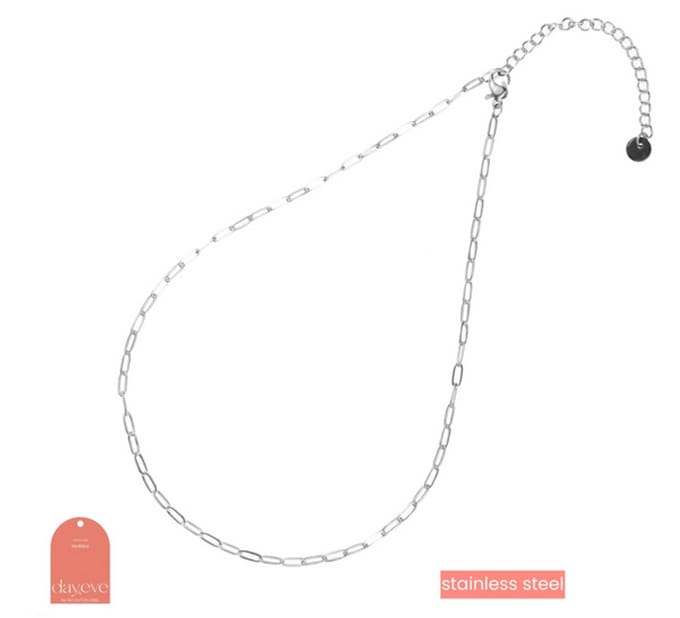 Go Dutch Label Collier Small Chain Link Zilverkleurig