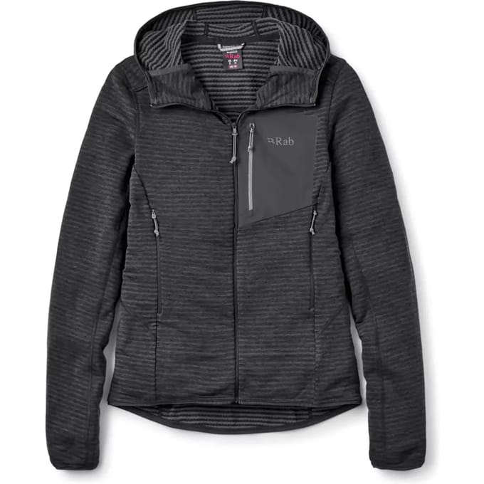 Dames hoodie met rits Rab Ascendor Light