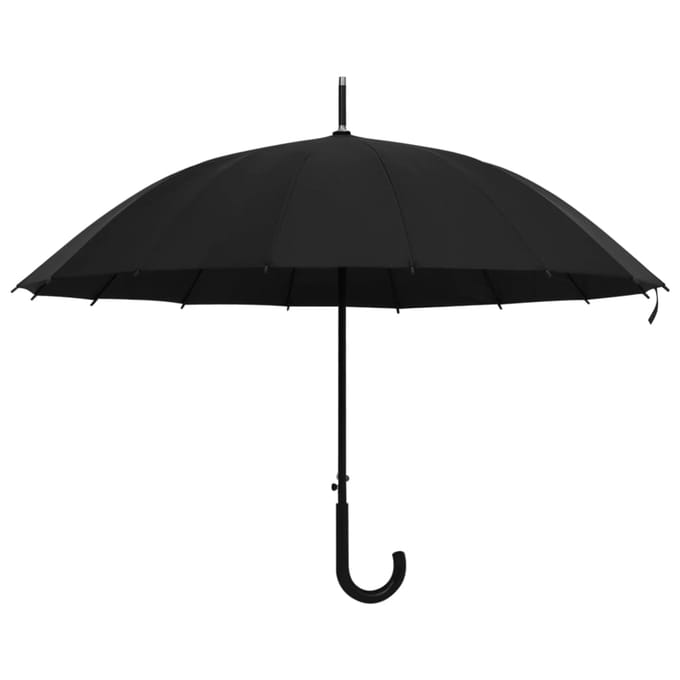 vidaXL - Paraplu - automatisch - 105 - cm - zwart