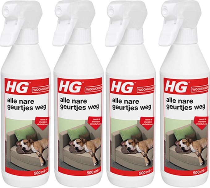 HG alle nare geurtjes weg 4 stuks