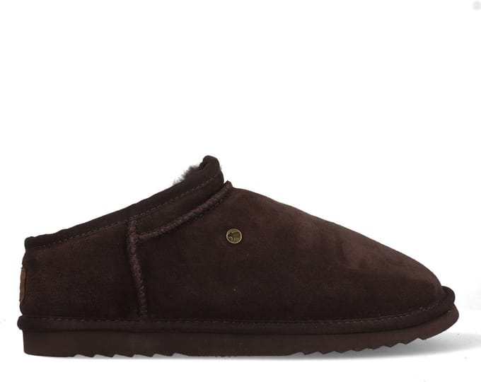 Warmbat Conner Suede Heren Sloffen - Bruin