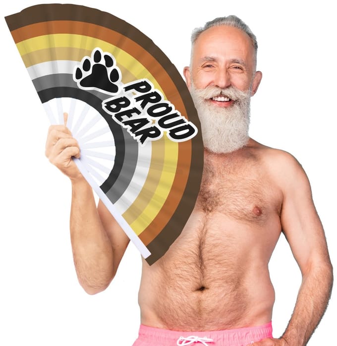 proud bear - ventilator - 64 cm - multicolor