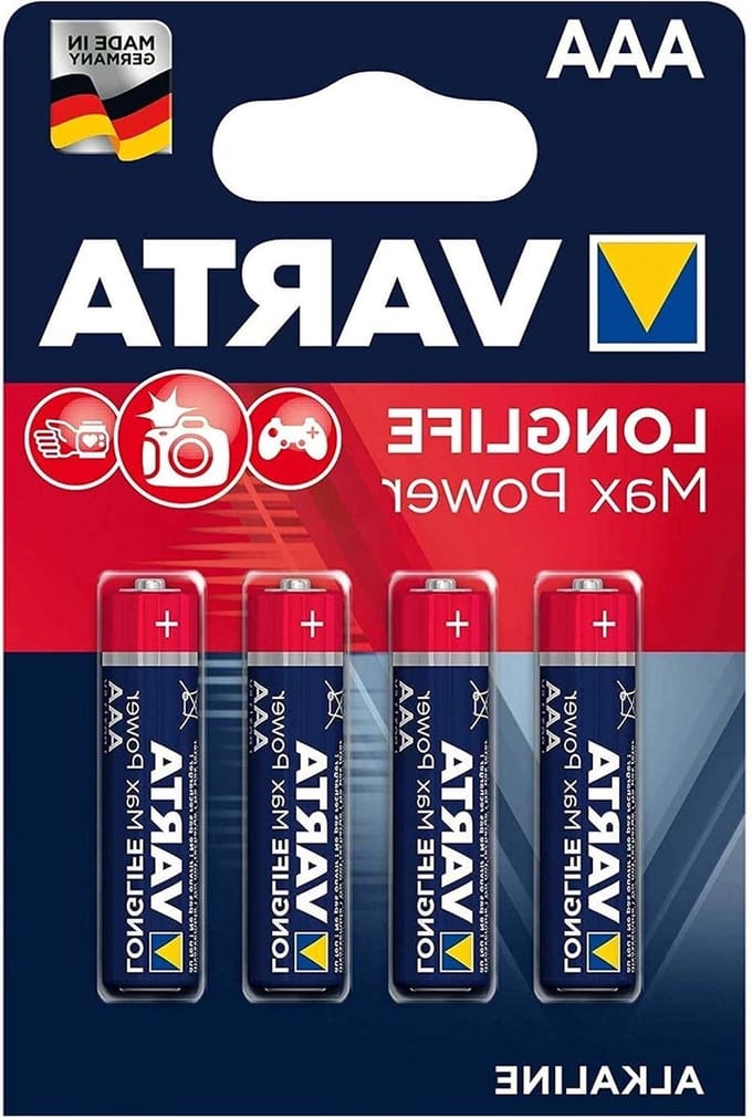Alkaline Batterij - Micro AAA - Apparaten Voeden - Langdurige Energie - 4 Stuks - Zilver
