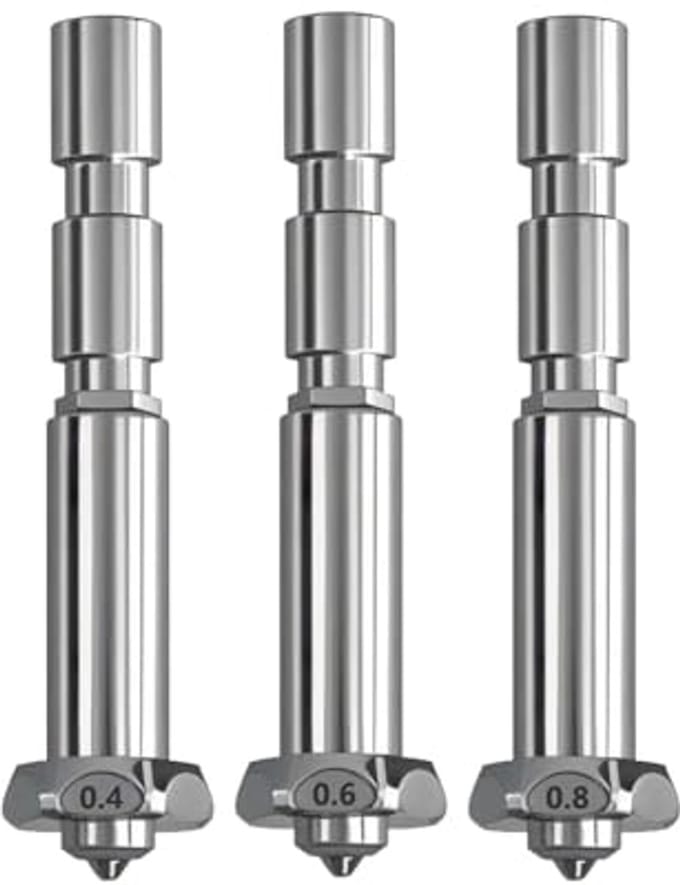 Solidchoice - Set van 3 Hoge Doorstroom Nozzles voor 3D Printers