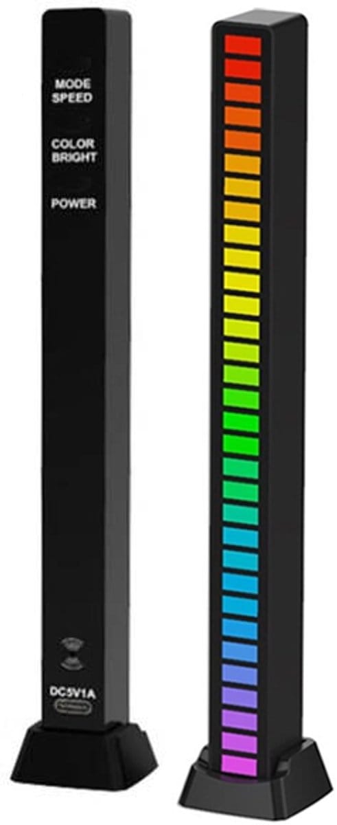 Led Light Bar - Led Muziekbar - Light Bar - Sound Control - Zwart