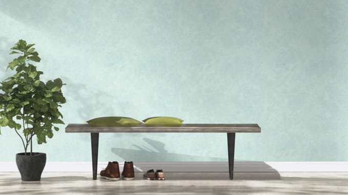 Beton behang groen 518115