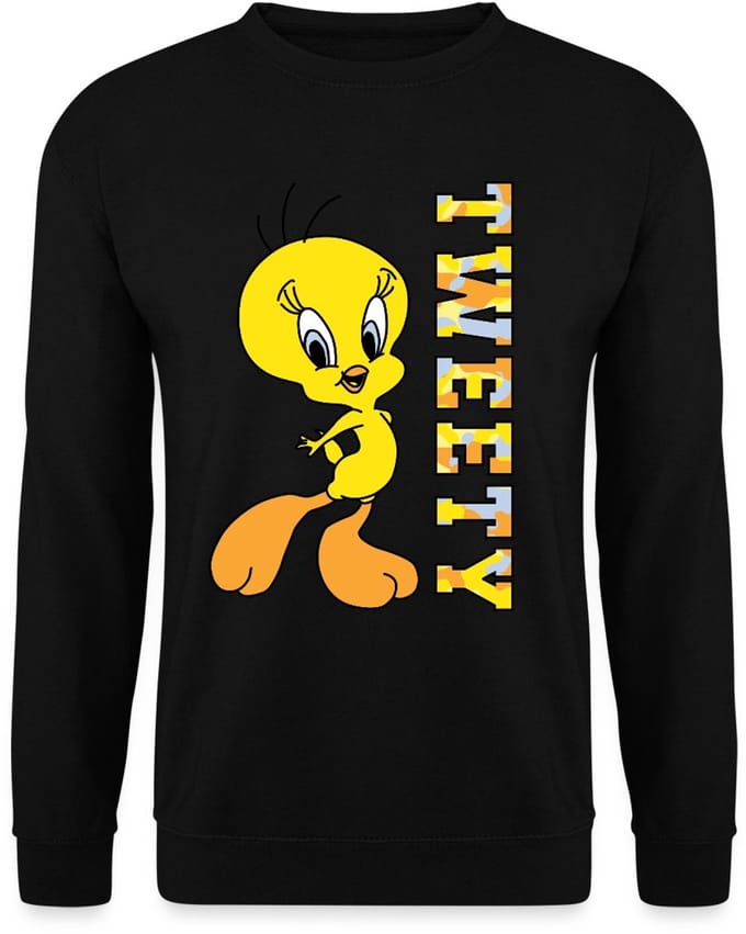 Looney Tunes Tweety Camouflage Sweater Heren