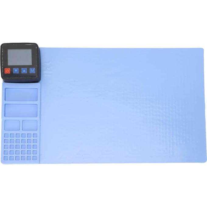 CPB Verwarmingskussen Smartphone Tablet LCD Scherm Separator Machine Reparatiegereedschap Verwarmingsplaat UK Stekker EU Plug white