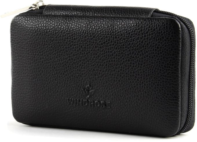 Windrose Beluga Sieraden & Juwelendoos - Leer - Zwart