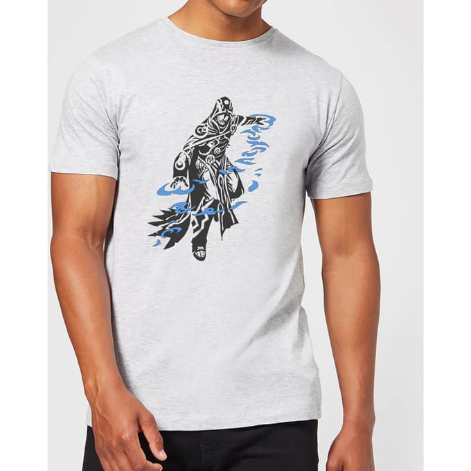 Magic The Gathering Jace Character Art T-shirt - Grijs - M