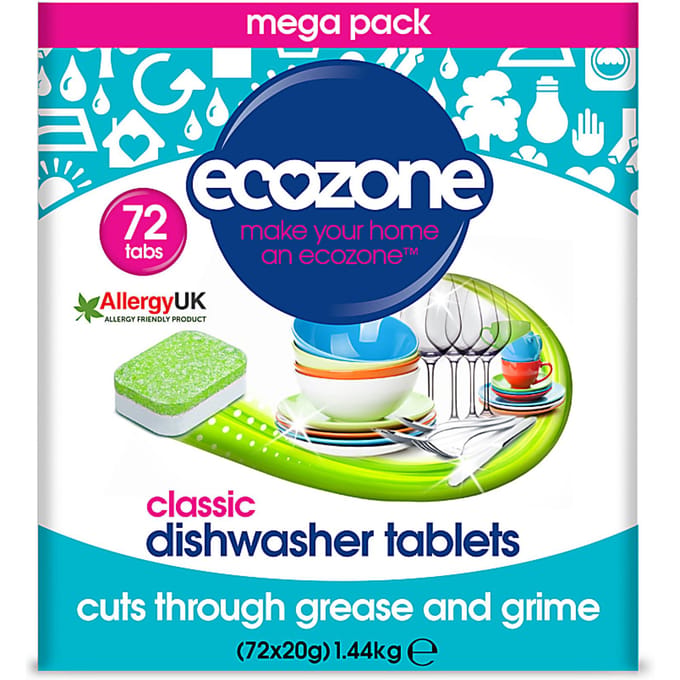 Ecozone Vaatwastabletten Classic 72 stuks