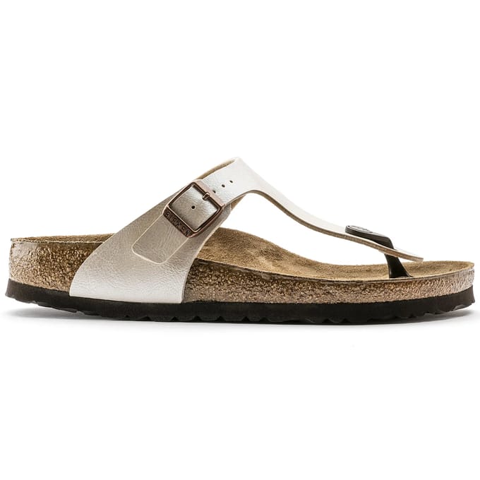 Birkenstock Birkenstock Gizeh graceful pearl white Birko-Flor