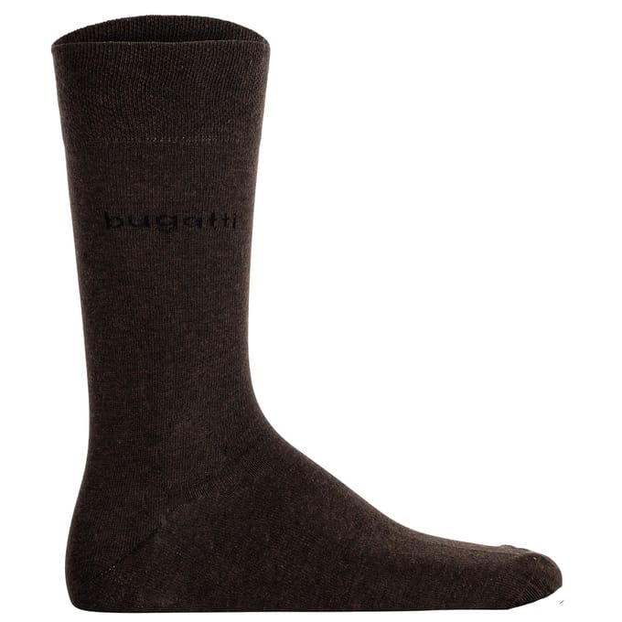 Bugatti Sokken Katoen (3 paar) Bruin maat 39/42