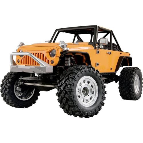 Amewi Hyper Go SC+ Scale Crawler FOC 1:12 Brushless RC modelauto voor beginners Elektro Crawler 4WD RTR 2,4 GHz Met lichteffect