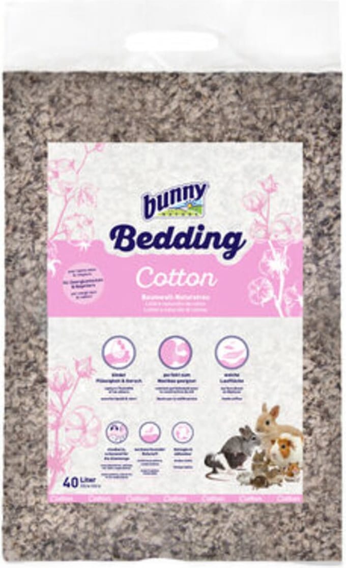 Bunny Nature Bodembedekking Katoen - 2 x 40 liter - Voordeelverpakking