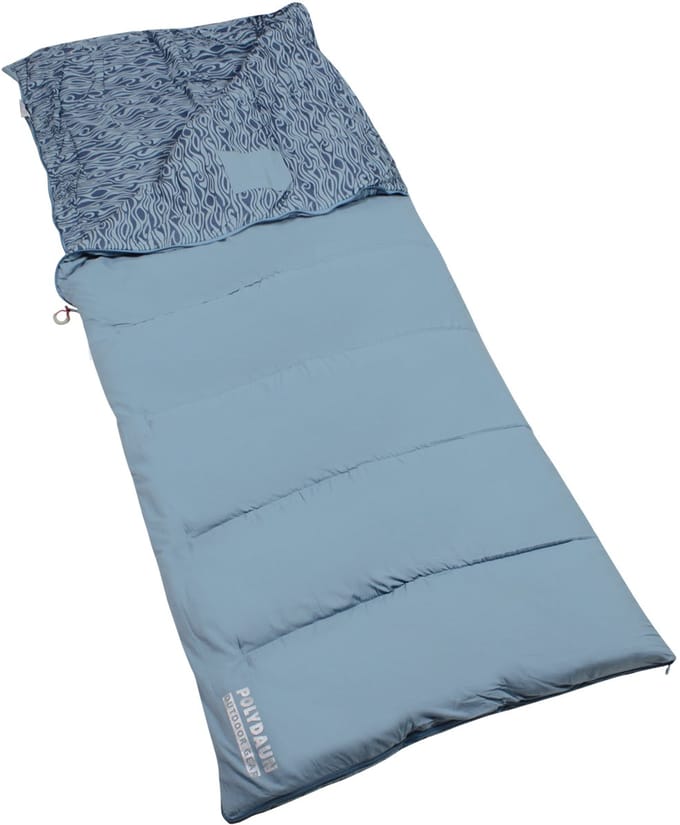 Polydaun Beach house XL - slaapzak - GRS Isocraft® vulling - lakeblue/wave - 90x220 cm