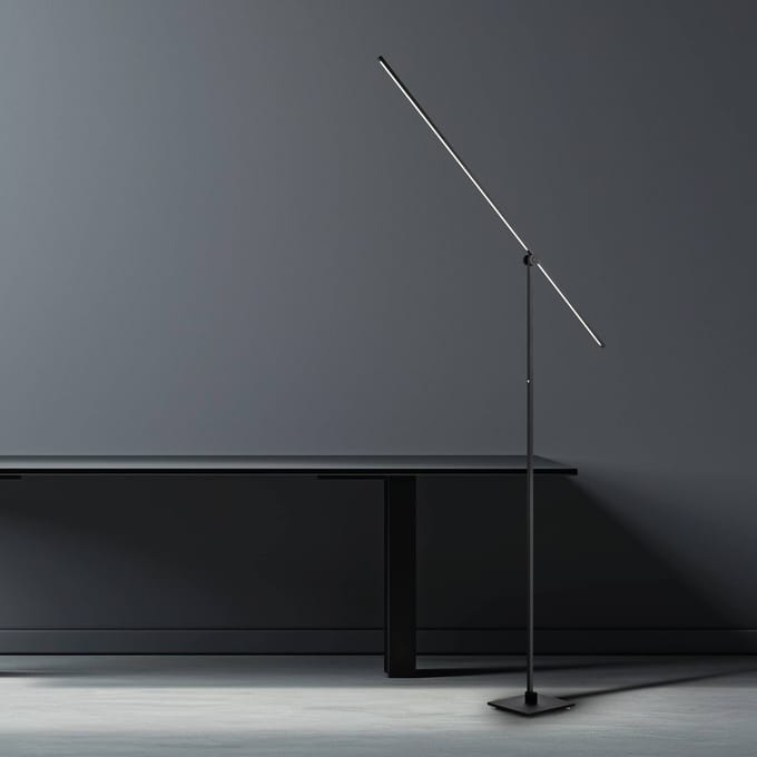Pure Grafo LED vloerlamp met touchdimmer