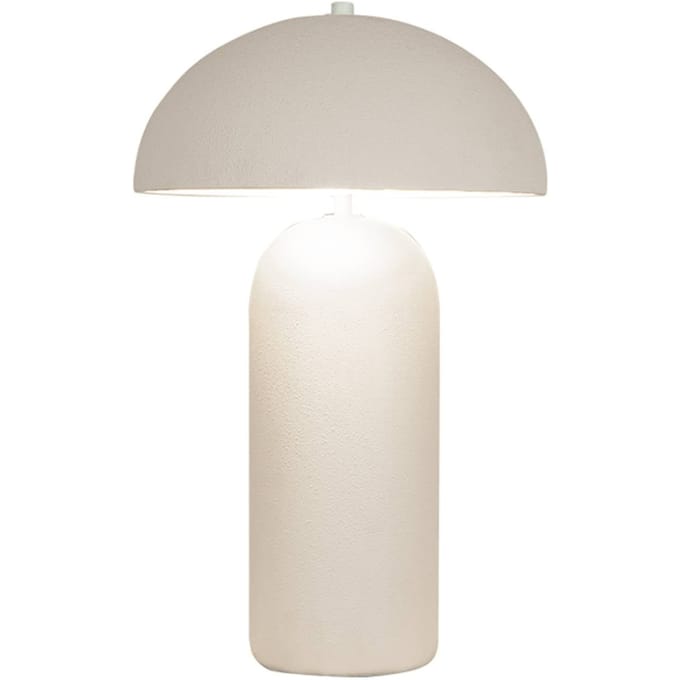 Zambelis Tafellamp 23007, wit, keramiek, hoogte 48 cm, E27