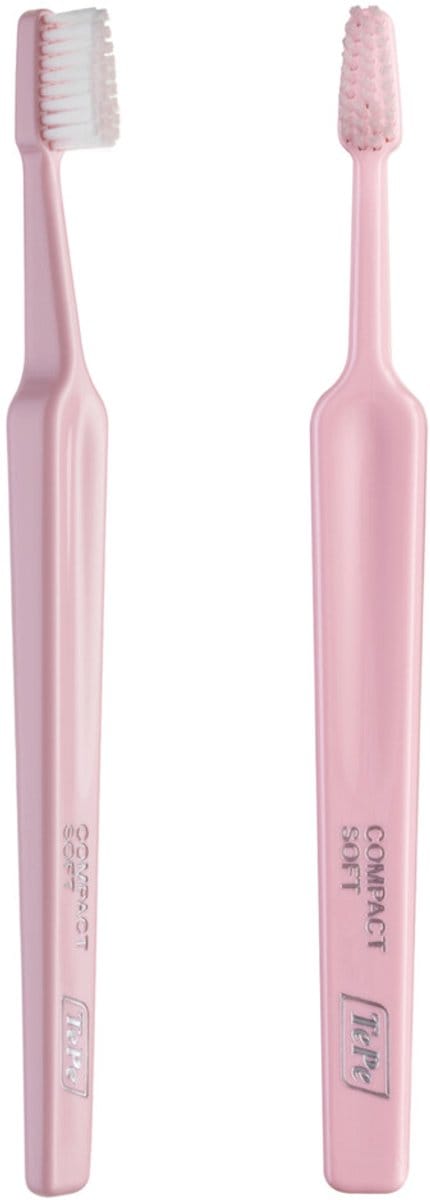 TePe - Tandenborstel Select Compact Zacht - 6 x 1 stuk - Voordeelverpakking